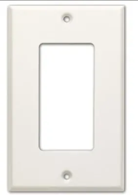 RDL CP-1 - Single White Cover Plate for R and D Style Connectors