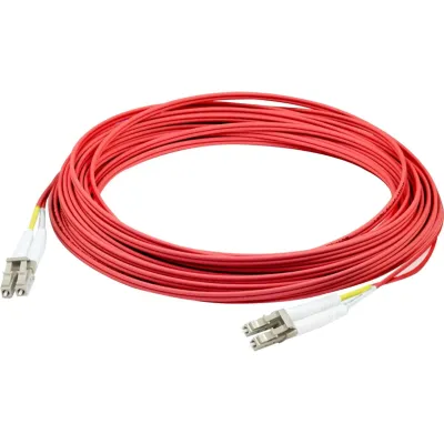 ADDON ADD-LC-LC-2M5OM4-RD-TAA - 2M LC MM TAA OM4 RED FIBER PATCH CBL