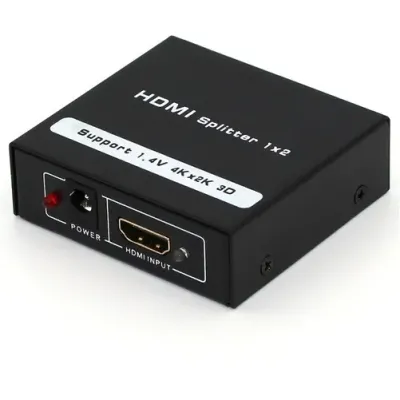 4XEM 4XHDMI24K2K - 2-Port HDMI Video Splitter with 4K Support