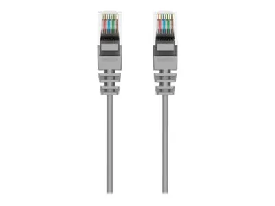 Belkin CE001B25-S - Cat6 Slim 28 AWG Cable - Gray - 25ft