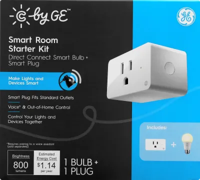 SAVANT 93129092 - Smart Plug and Wi-Fi Smart Bulb Combo Pack