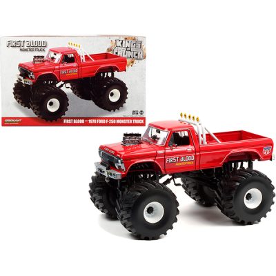 Greenlight 13608 - 1978 Ford F-250 Ranger Monster Truck with 66-Inch Tires Red 
