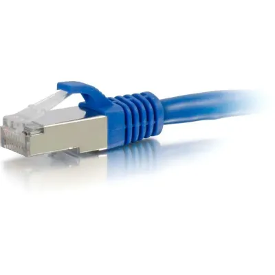 C2G 806 - C2G 30ft Snagless Shielded Cat6 Ethernet Cable - Blue