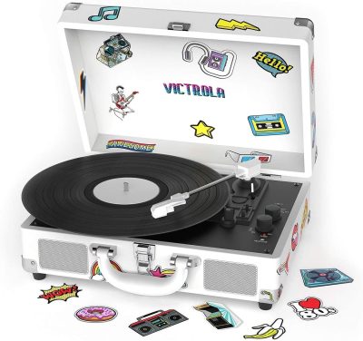 Innovative Technology INN-VSC-400BT-CNV - Bluetooth Suitcase Turntable Canvas
