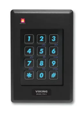 Viking Electronics PRX-2 - Weatherproof Proximity Card Reader with Keypad Interface