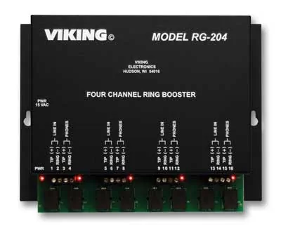 Viking Electronics RG-204 - 4-Line Ring Booster and Shaper