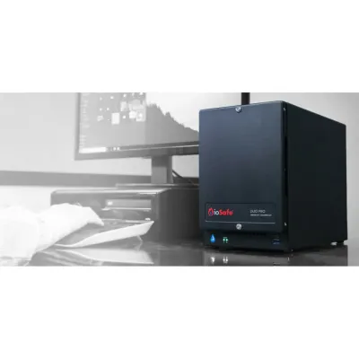 IOSAFE 72410-1940-1500 - iOSafe DUO PRO 2X8TB NAS Storage with 5-Year DRS Service