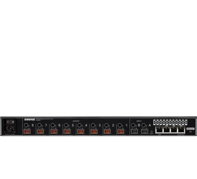 Shure MXWANI8 - 8-Channel Network Interface for Surveillance Systems