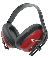 ERGOGUYS HS40 - CALIFONE HEARING SAFE HEARING PROTECTOR RED. EAR MUFFS BLOCK