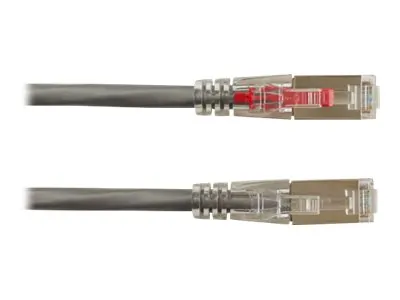 BLACK BOX CORPORATION C6PC70S-GY-02 - CAT6 250-MHZ LOCKING SNAGLESS STRANDED ETHERNET PATCH CABLE 