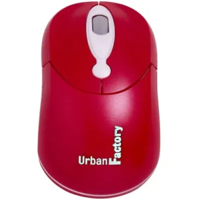 Urban Factory CM10UF - CRAZY MOUSE RED OPTICAL USB WIRED MOUSE 800 DPI