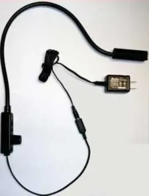 Littlite L-7/18-LED - Compact 18 LED Gooseneck Desk Lamp with Power Supply