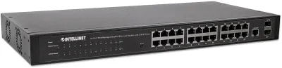 Intellinet ITL-560917 - INTELLINET 24-PORT WEB-MANAGED GIGABIT ETHERNET SWITCH WITH 