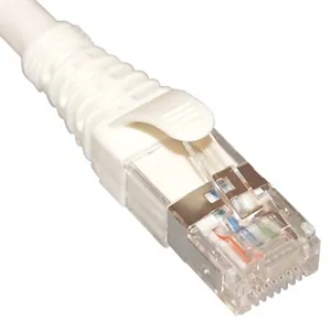 Cablesys ICC-ICPCSG07WH - 7ft Shielded Cat6A FTP Patch Cable - White