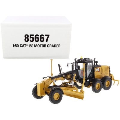 Diecast Masters 85667 - CAT Caterpillar 150 Motor Grader with Operator High Line Ser