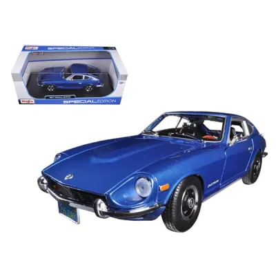 Maisto 31170bl - 1971 Datsun 240Z Blue Metallic Diecast Model Car 118 Scale