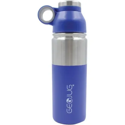 Brentwood G-1018BL - Brentwood GeoJug 18-Oz Stainless Steel Water Bottle - Blue