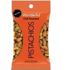 Wonderful Pistachios and Almonds LLC PAM 91087 - Paramount Farms Chili No Shell Wonderful Pistachios - Chili 