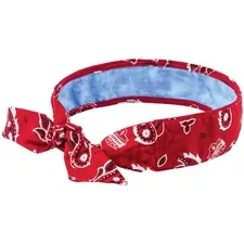 Tenacious Holdings Inc EGO 12563 - Chill-Its 6700CT Cooling Bandana - 6  Carton - Red - Cotton