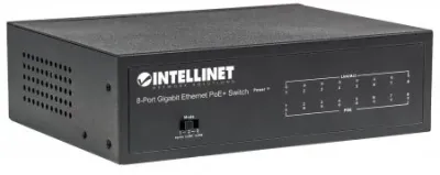 Intellinet ITL-561204 - 8-Port Gigabit PoE+ Switch with 60W Power Budget