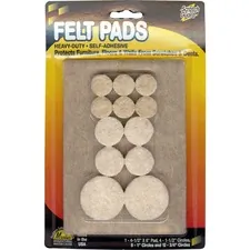 Master Manufacturing Company Inc MAS 88499 - Master Mfg. Co Scratch Guard Felt Pads, Combo Pack - Polyest