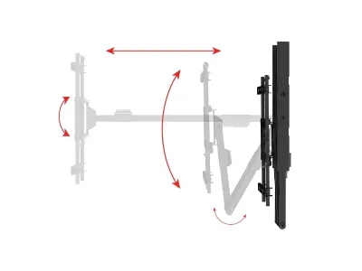 Monoprice 40107 - Full-Motion TV Wall Mount for 40 to 75 Inch Screens