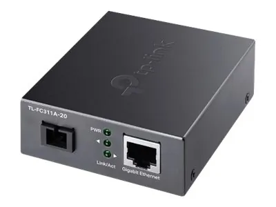 TPLINK TL-FC311A-2 - Gigabit WDM Media Converter with SC and RJ45 Ports