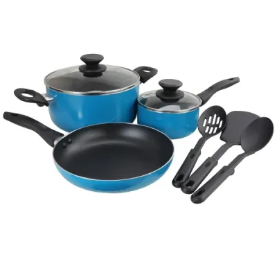 Gibson 93049.08 - Gibson 8-Piece Nonstick Cookware Set with Kitchen Tools