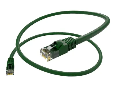 UNC GROUP LLC PC6-08F-GRN-S - UNC CAT6 PATCH CABLE, 08 FT GREEN WITH BOOTED. HIGH-PERFORMA