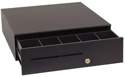 APG Cash Drawer T320-BL1616 - S100 DRAWER 16X16 BLK 24V 5BILL