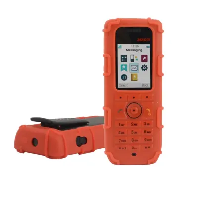ZCOVER AS63PICD - Silicone Case for Ascom D63 with Printed Keypad - Red