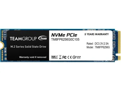 Team Group Inc TM8FP6256G0C101 - TEAMGROUP  MP33 M.2 2280 256GB PCIE 3.0 X4 WITH NVME 1.3 3D 