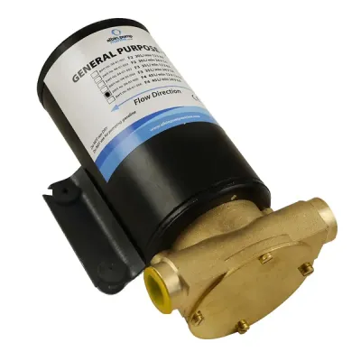 Albin Pump Marine 04-01-005 - Albin Pump Marine General Purpose Pump FIP F4 (12 GPM) - 12V