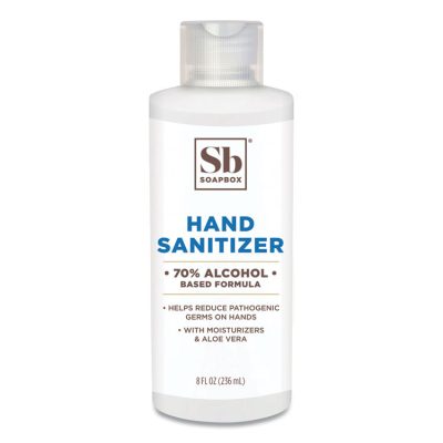 SOAPBOX 77141 - SANITIZER,HAND, 8OZ,24CT