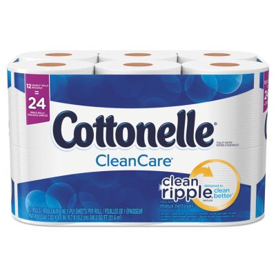 KIMBERLY CLARK 12456 PACK - TISSUE,BATH,1PLY,12PK,WH