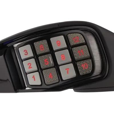 Corsair CH-9304211-NA - CORSAIR SCIMITAR RGB ELITE GAMING MOUSE, WIRED, BACKLIT RGB 