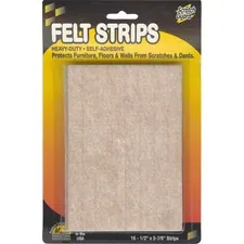 Master Manufacturing Company Inc MAS 88495 - Master Mfg. Co Scratch Guard Felt Strips, Self-adhesive - Po