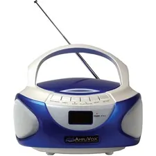 AmpliVox SL1015 - AmpliVox CD Boombox with Bluetooth - 1 x Disc - 2 W Integrat