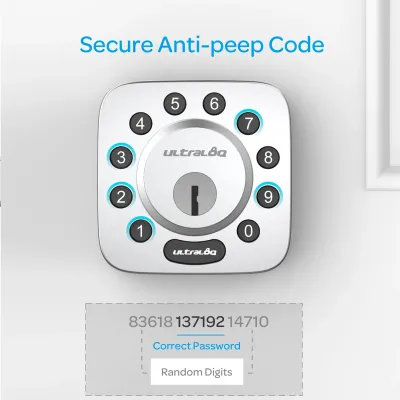 Ultraloq U-BOLT-SN - Ultraloq AC U-Bolt-SN Bluetooth Keypad Smart Lock