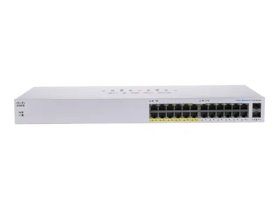 Cisco CBS110-24PP-NA-RF - CBS110UNMANAGED24-PORTGEPARTALPOE2X1GSFPSHARD REMANUFACTURED