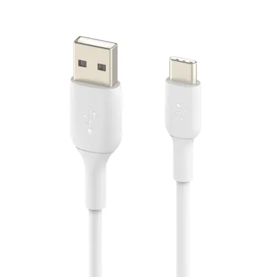 Belkin CAB001BT1MWH - CHARGING CABLE - USB-C LEFT CONNECTOR - MALE LEFT GENDER - U