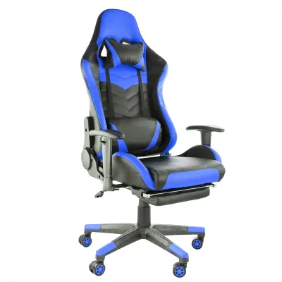 GAMEFITZ GF-2004 - GameFitz Gaming Chair in Black and Blue