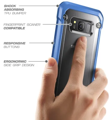 I BLASON SG8-UNI-FT/BE - Unicorn Frost Blue Case for Samsung Galaxy S8