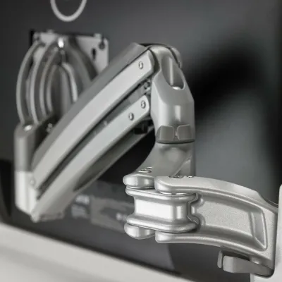 Chief KXC420W - Kx Clmn Desk Mnt Quad 2l Arms Wht