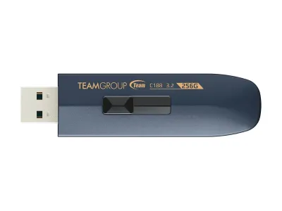 Team Group Inc TC1883256GL01 - TEAMGROUP C186 32GB USB 3.2 Flash Drive - Black