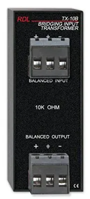 RDL TX-10B - 10k Balanced Bridging Input Transformer