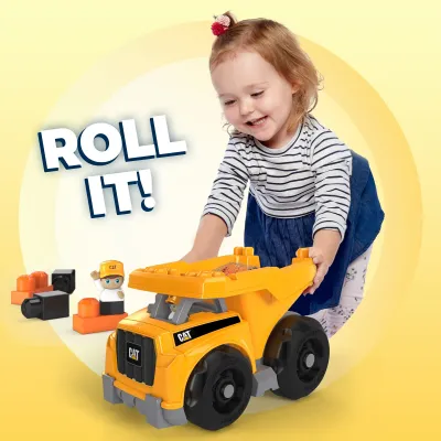 MEGA BLOKS DCJ86 - MEGA BLOKS CAT DUMP TRUCK