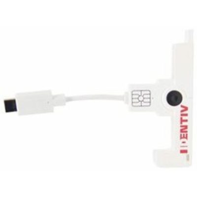 IDENTIV, INC SCR3500C - Identiv SCR3500C Smartfold Type C USB Card Reader - White
