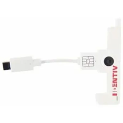 IDENTIV, INC SCR3500C - Identiv SCR3500C Smartfold Type C USB Card Reader - White