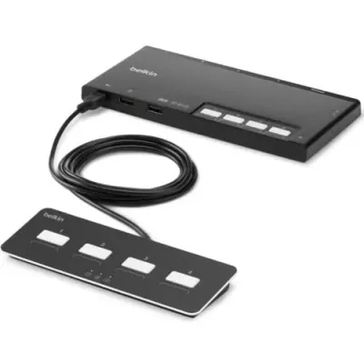 Belkin F1DN104MOD-PP-4 - MDLR 4-PT 1 HD DP SKVM WRMT PP4.0